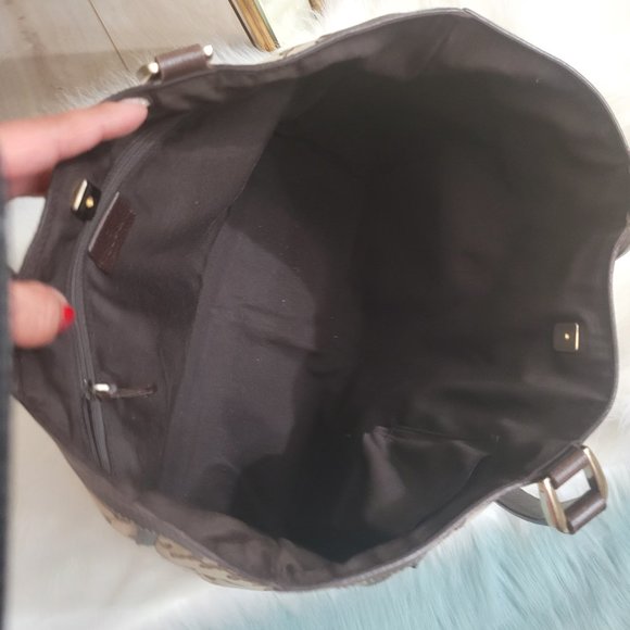 GUCCI GG MONOGRAM D RING TOTE - Picture 2 of 13